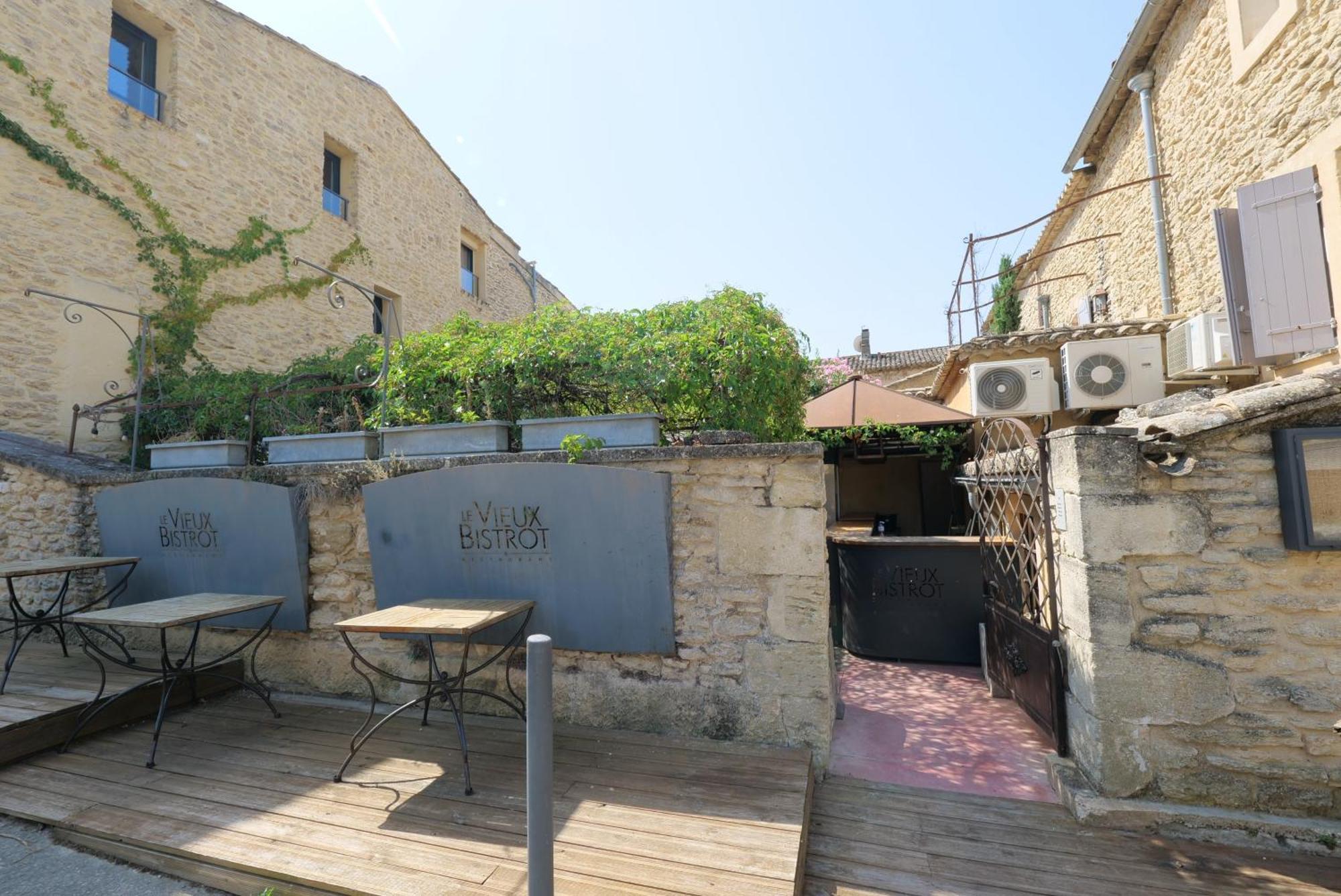 Chambres Du Vieux Bistrot Cabrières-dʼAvignon Zewnętrze zdjęcie