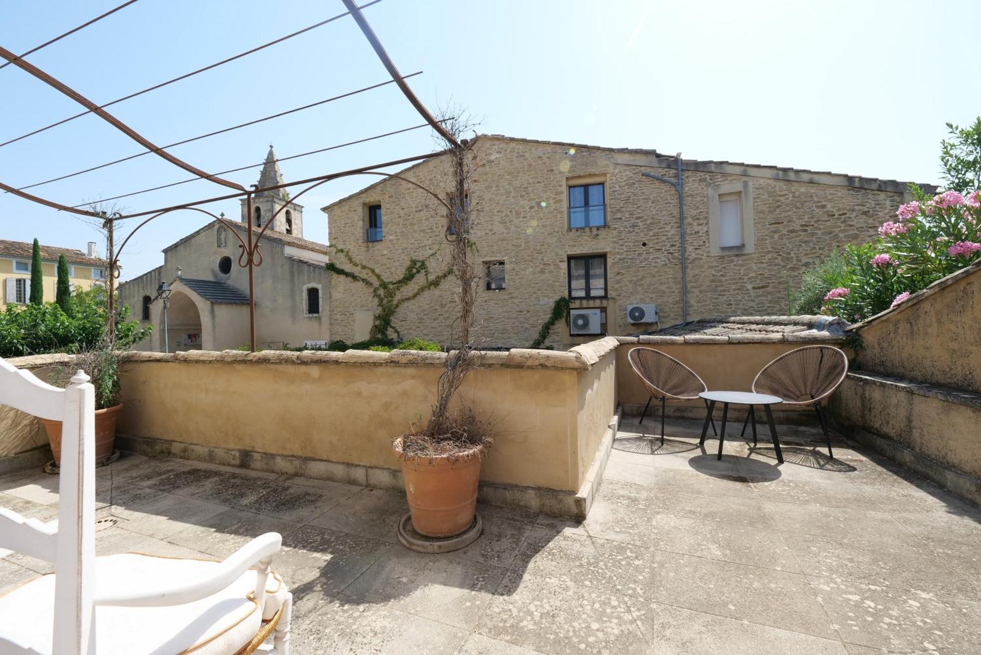 Chambres Du Vieux Bistrot Cabrières-dʼAvignon Zewnętrze zdjęcie